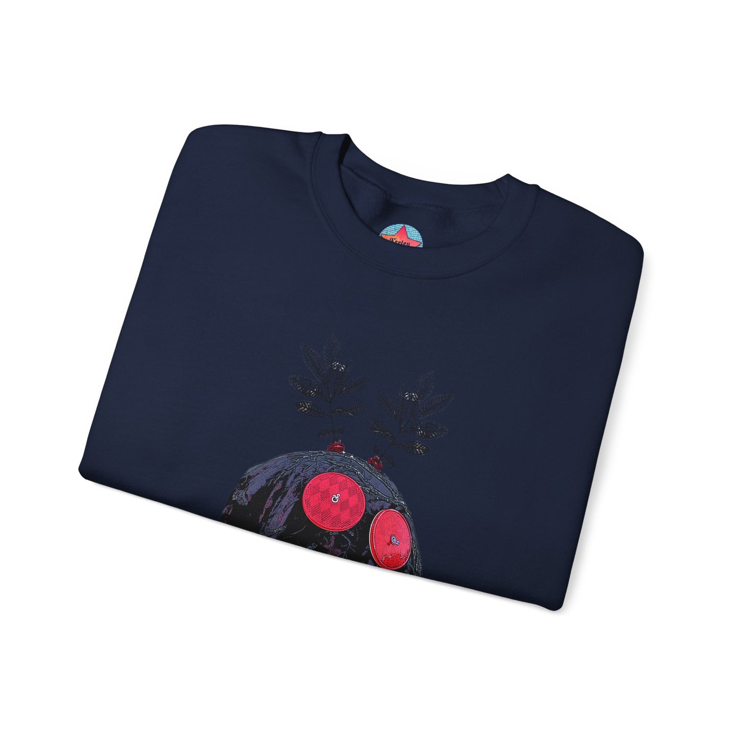 NAVY MOTHMAN CREWNECK