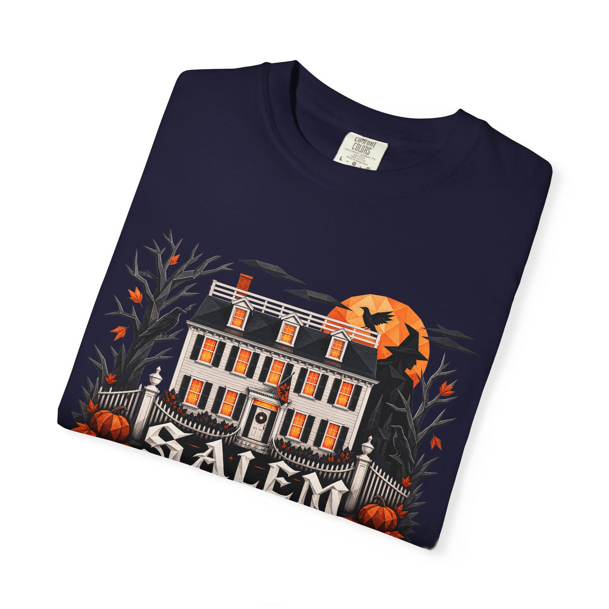 Salem 400 Ropes Mansion - Unisex Garment-Dyed T-shirt