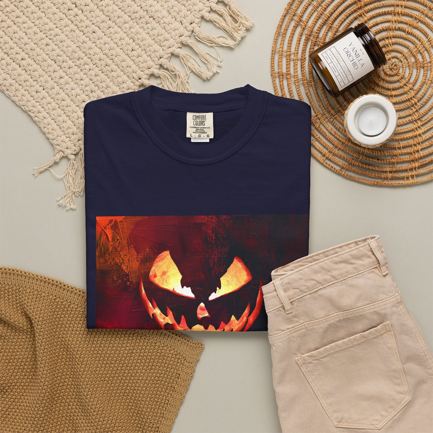 SUNSET PUMPKIN Unisex Garment-Dyed T-shirt