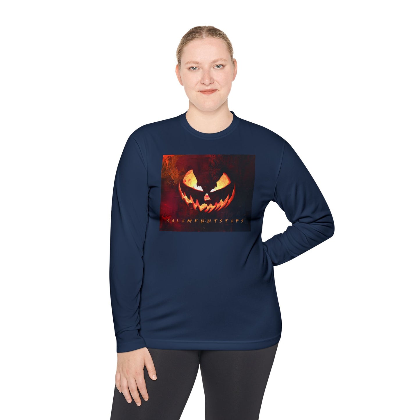 SUNSET HALLOWEEN Unisex Lightweight Long Sleeve Tee