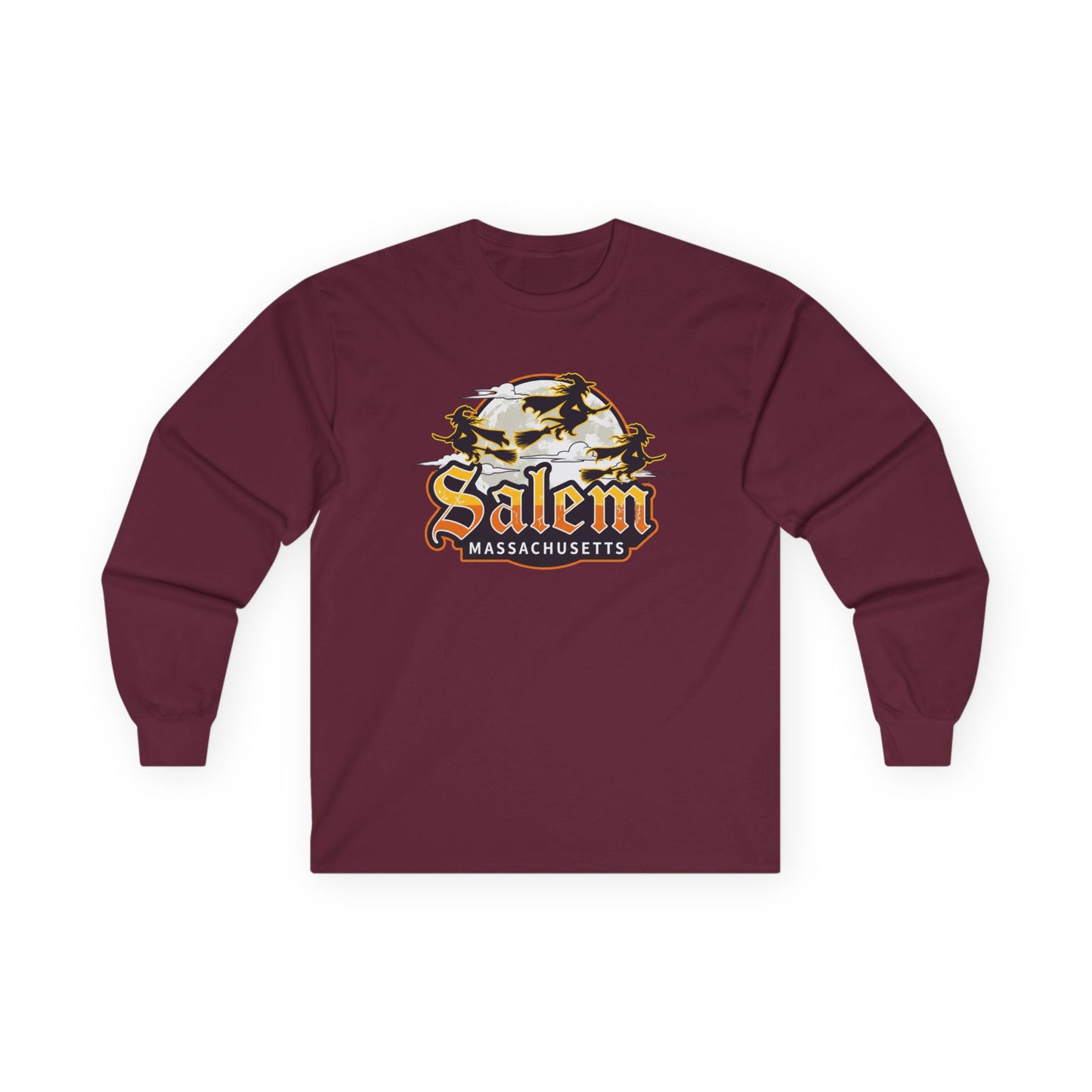 Salem Logo Long Sleeve Tee (Mult Colors)