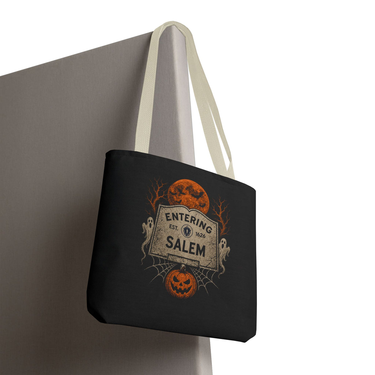 Halloween Entering Salem Tote Bag (AOP)