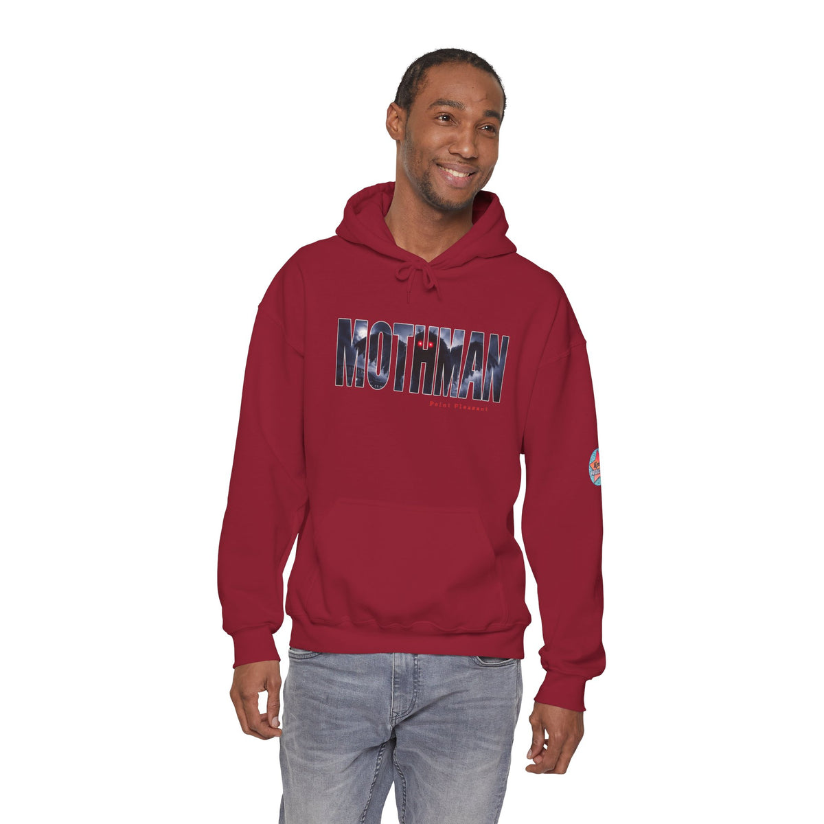 MOTHMAN LURKS Unisex Heavy Blend™ Hooded Sweatshirt