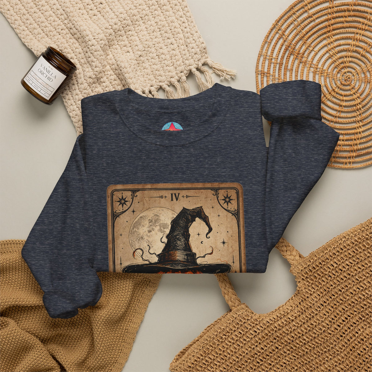PUNKIN TAROT Unisex Heavy Blend™ Crewneck Sweatshirt – alternate view | SalemFootsteps