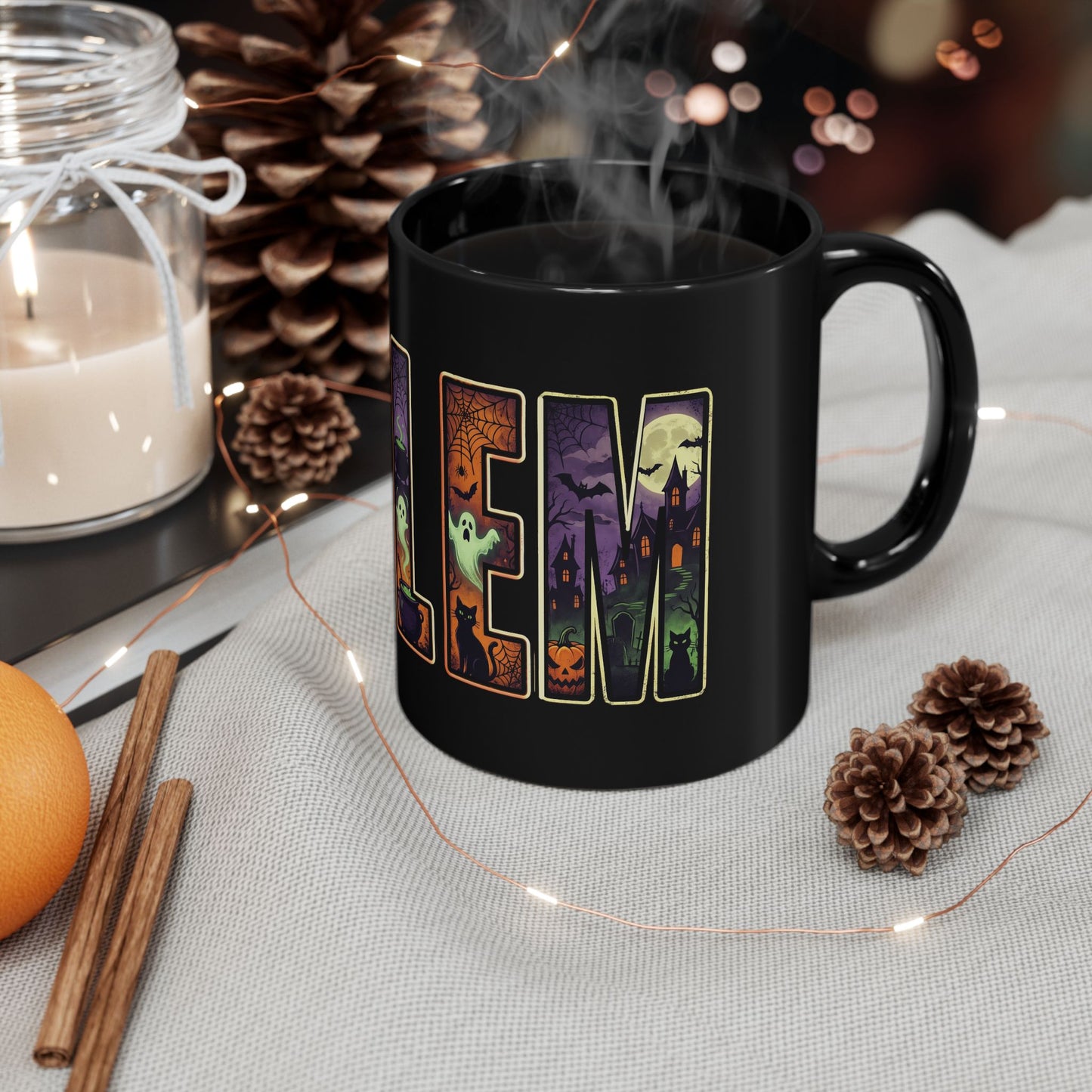 SALEM Spooky Black Mug (11oz, 15oz)
