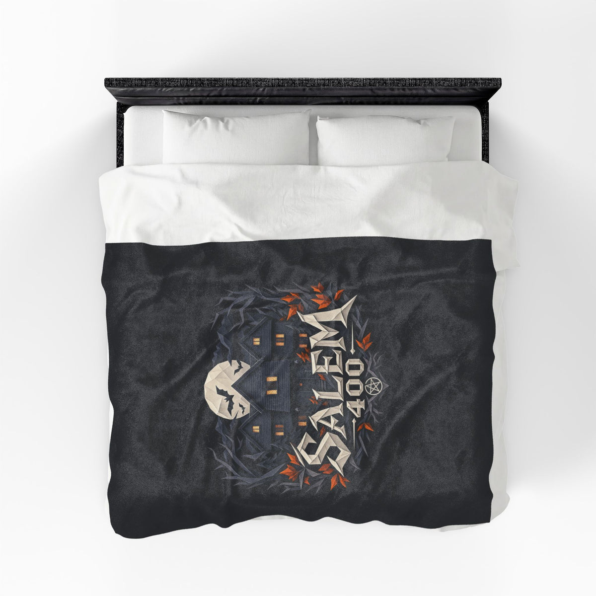 Salem 400 Witch House - Velveteen Plush Blanket
