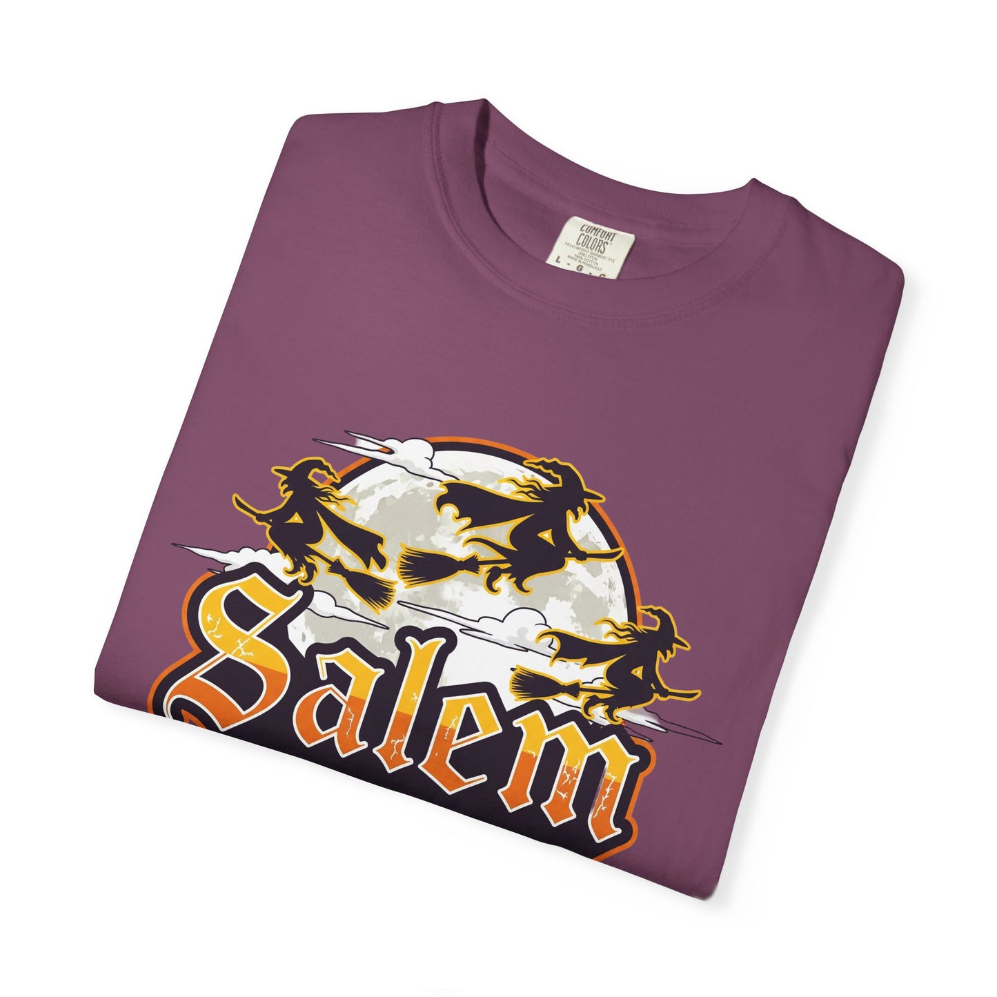 SALEM LOGO Unisex Garment-Dyed T-shirt