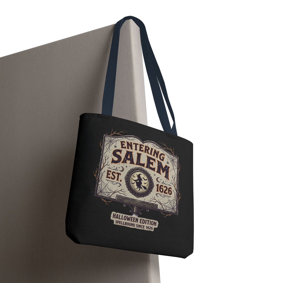Spooky Entering Salem Tote Bag (AOP)