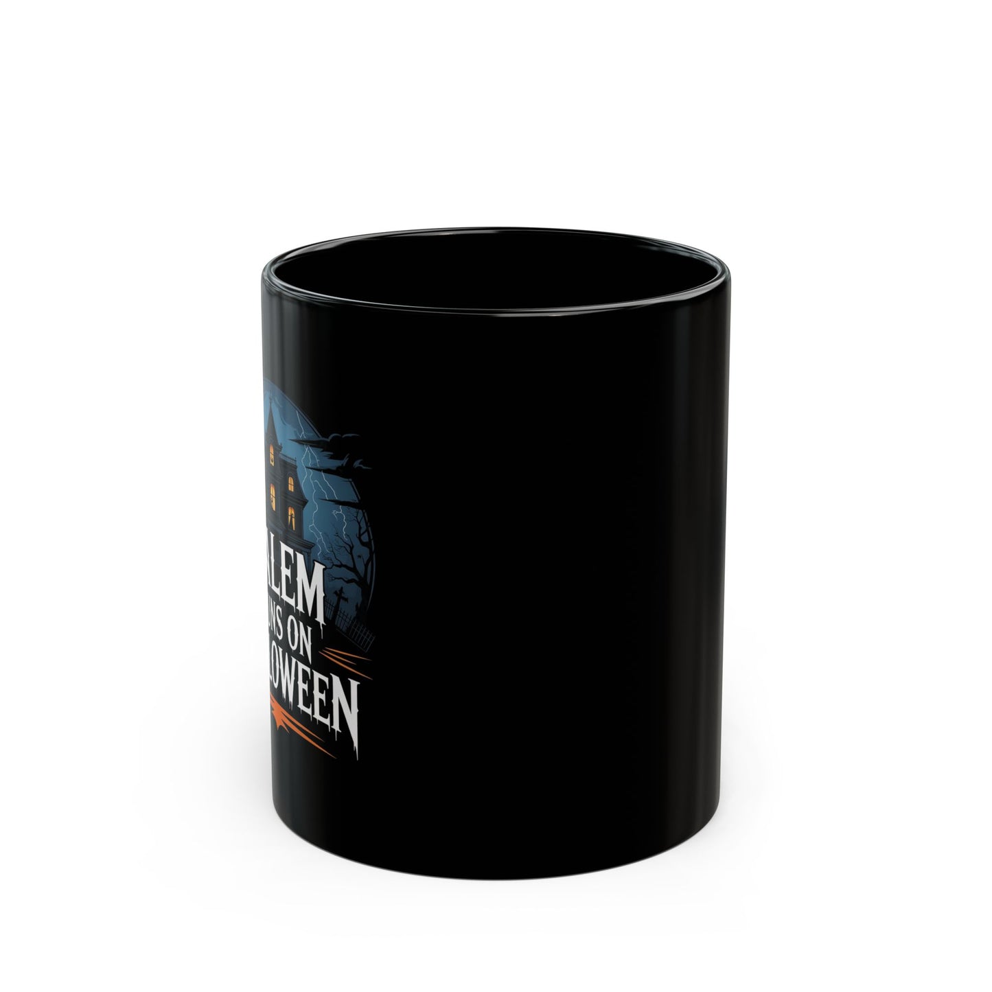 Salem Runs on Halloween Black Mug (11oz, 15oz)