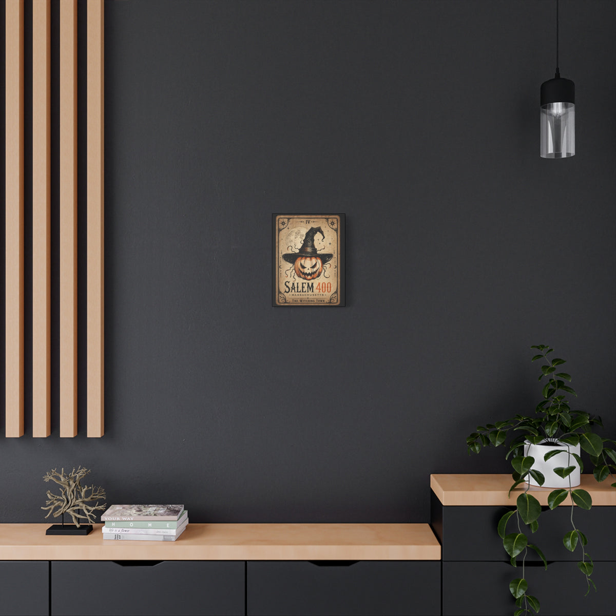 SALEM TAROT Matte Canvas, Stretched, 1.25" – Salem – alternate view | SalemFootsteps