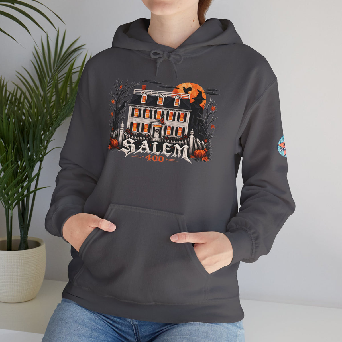 Salem 400 Ropes Mansion - Unisex Heavy Blend™ Hooded Sweatshirt