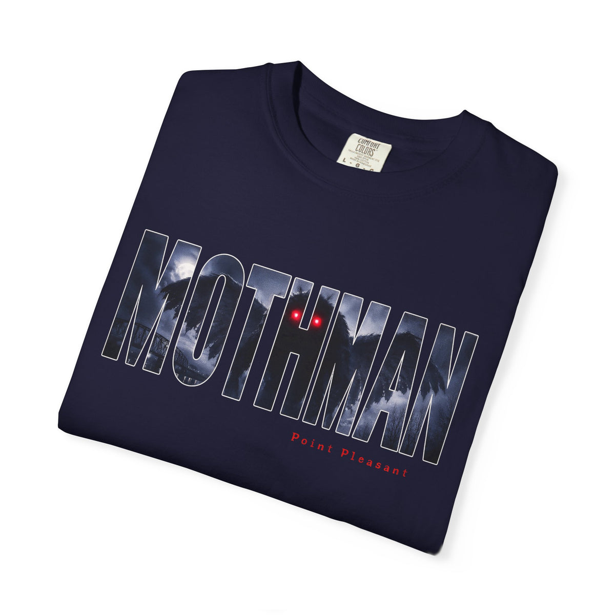 MOTHMAN LURKS Unisex Garment-Dyed T-shirt