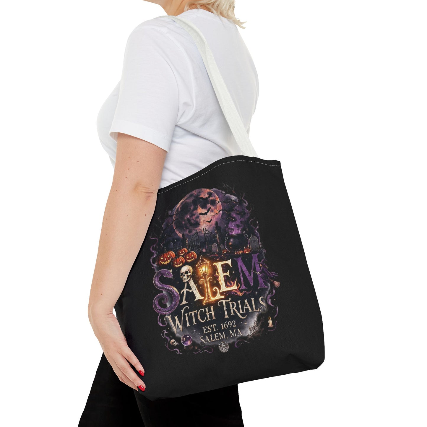 SALEM WITCH TRIALS Tote Bag (AOP)
