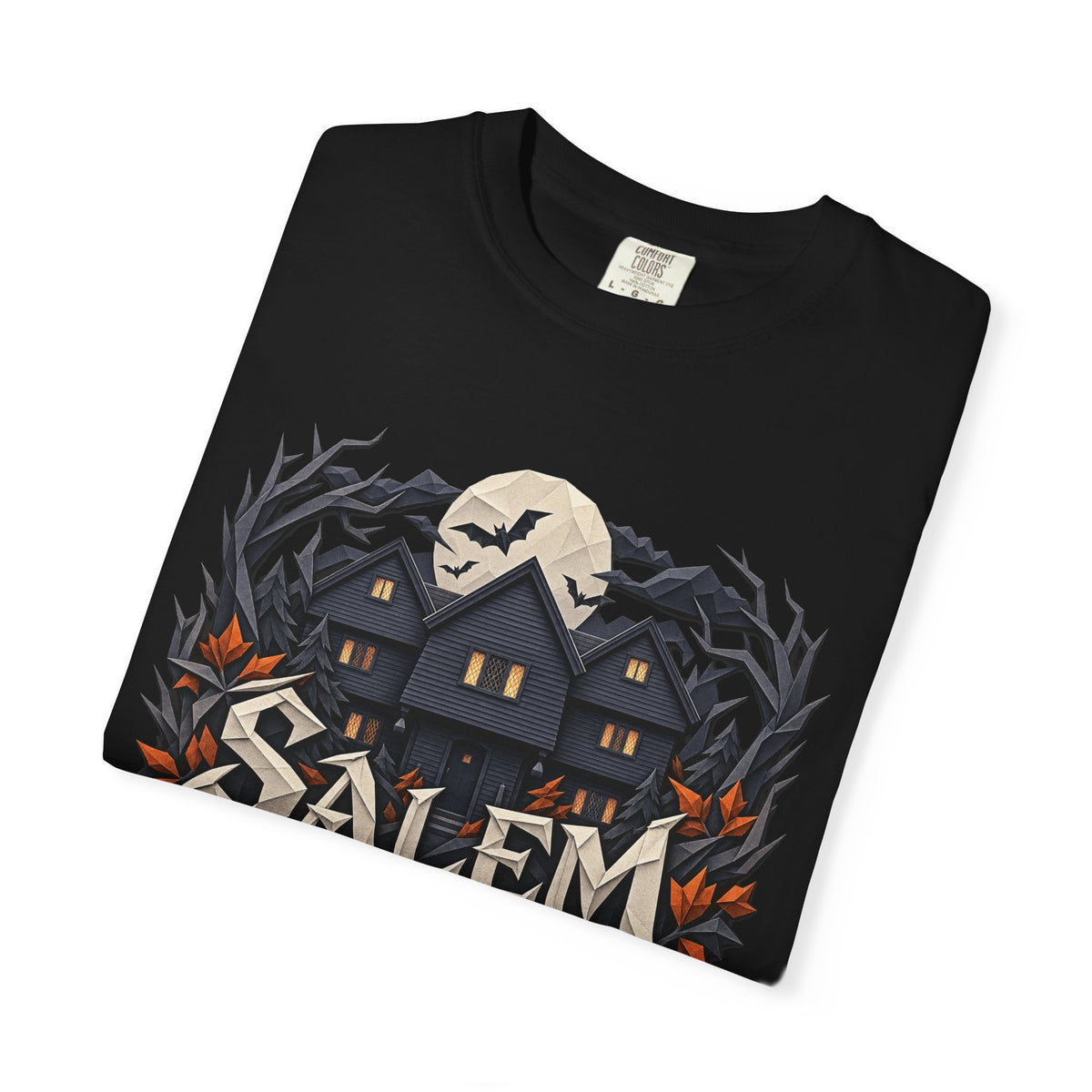 Salem 400 Witch House - Unisex Garment-Dyed T-shirt