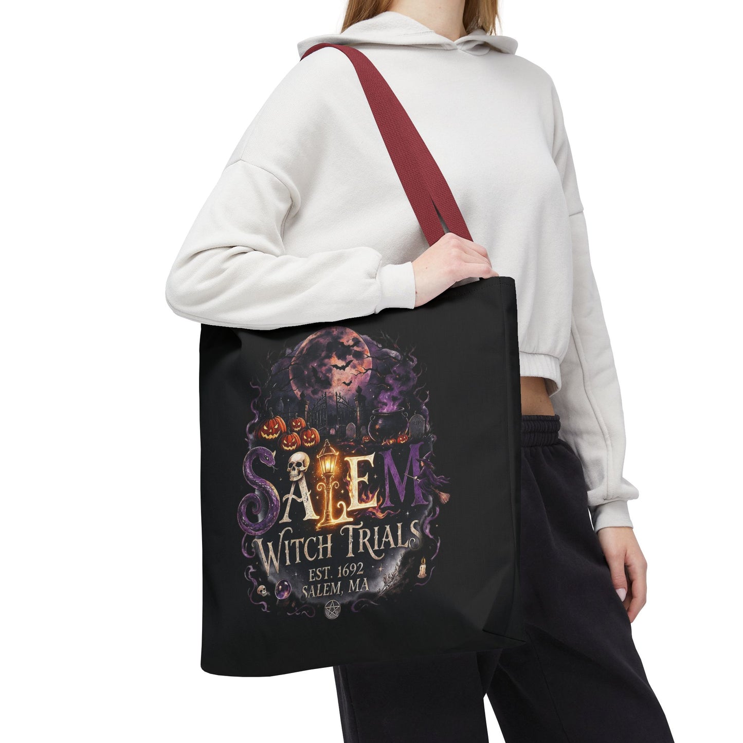 SALEM WITCH TRIALS Tote Bag (AOP)