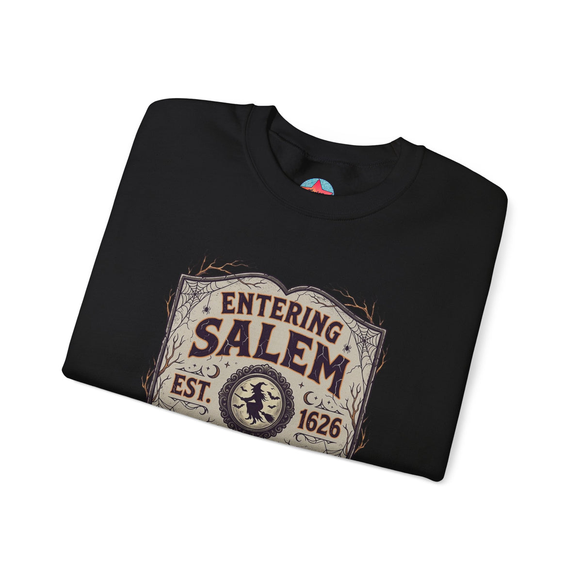 Spooky Entering Salem Unisex Heavy Blend™ Crewneck Sweatshirt