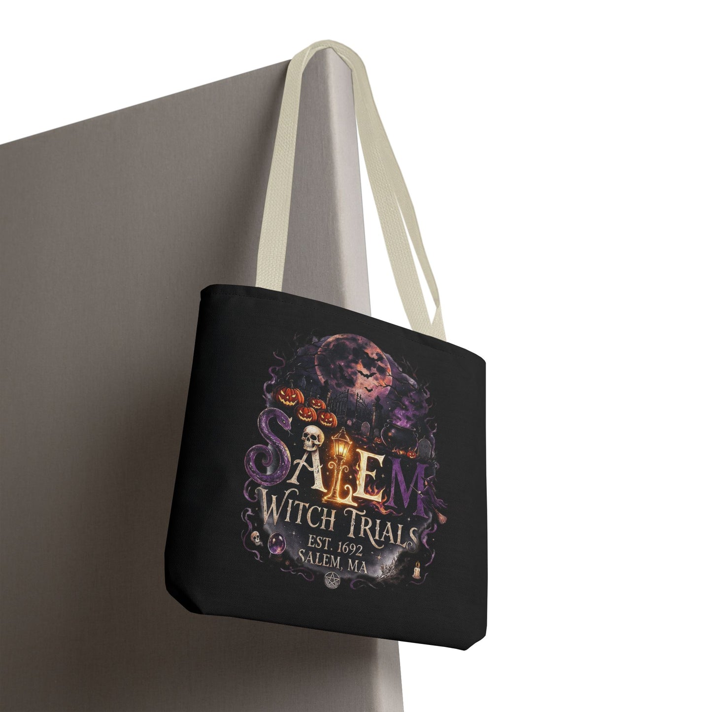 SALEM WITCH TRIALS Tote Bag (AOP)