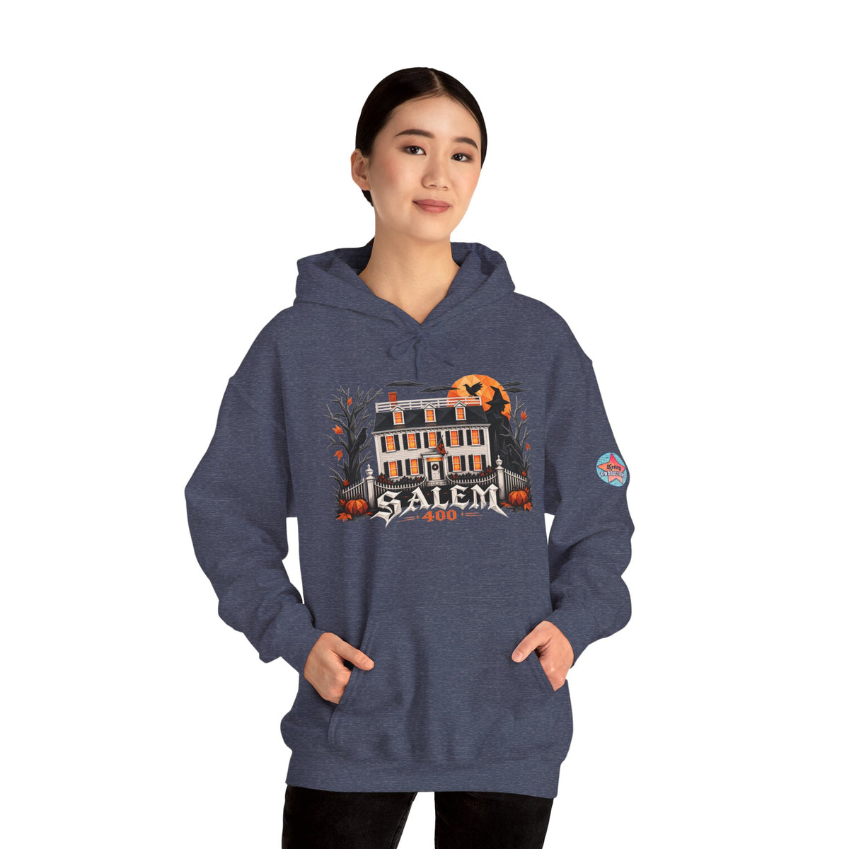 Salem 400 Ropes Mansion - Unisex Heavy Blend™ Hooded Sweatshirt