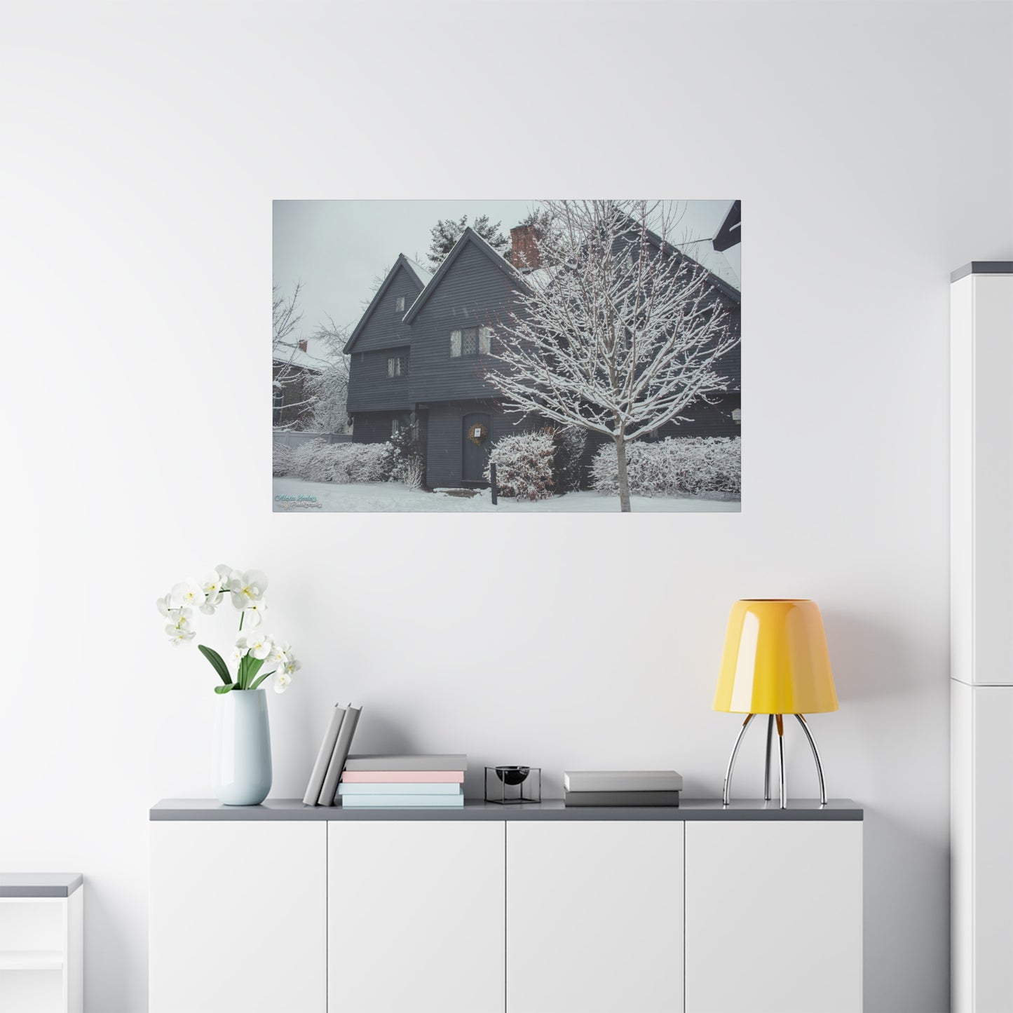 Winter Witch House - Matte Canvas, Stretched, 1.25"