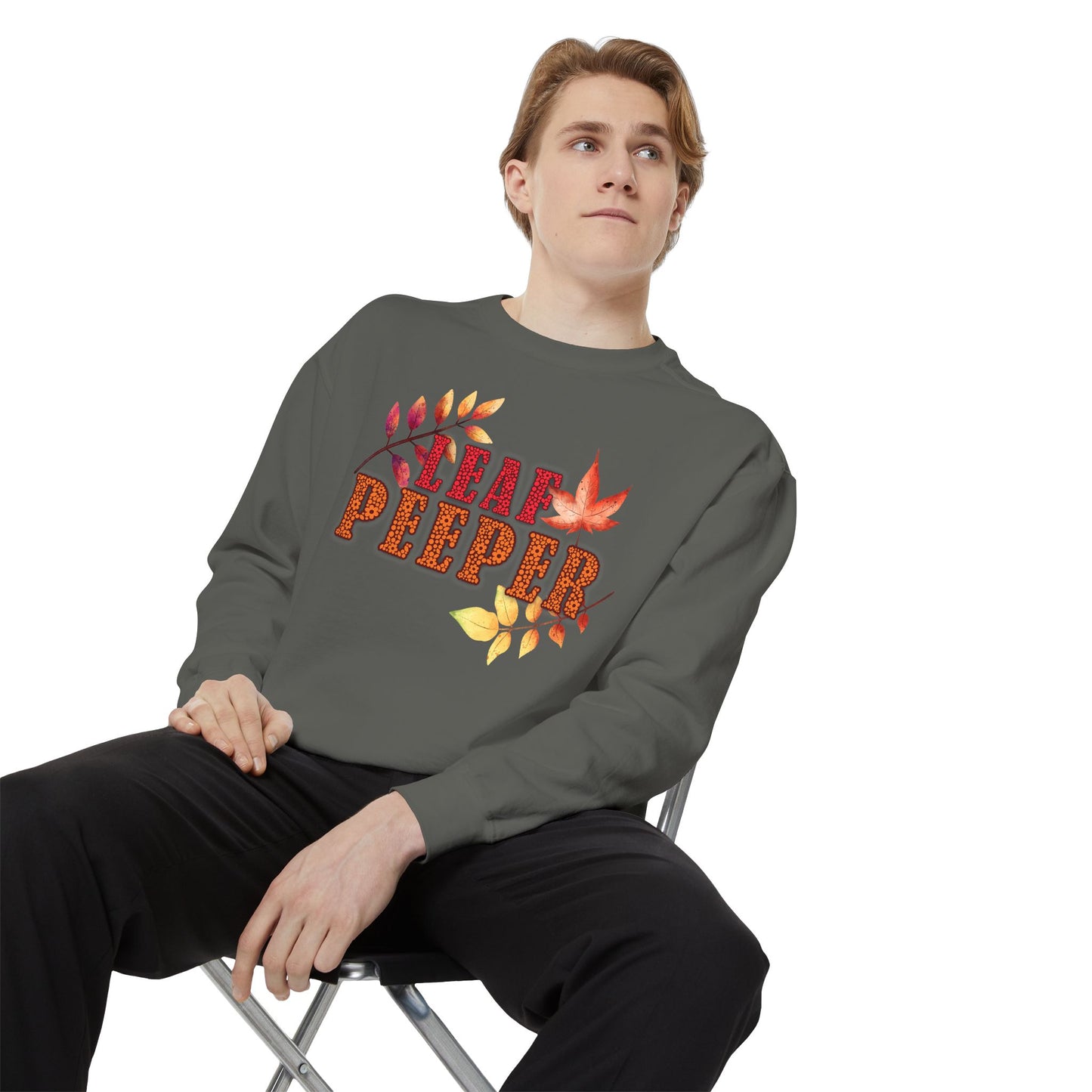 Leaf Peeper Crew Neck (Mult Colors)