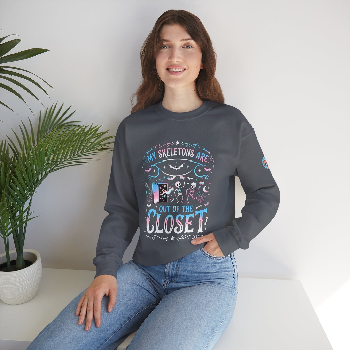 TRANS PRIDE Unisex Heavy Blend™ Crewneck Sweatshirt
