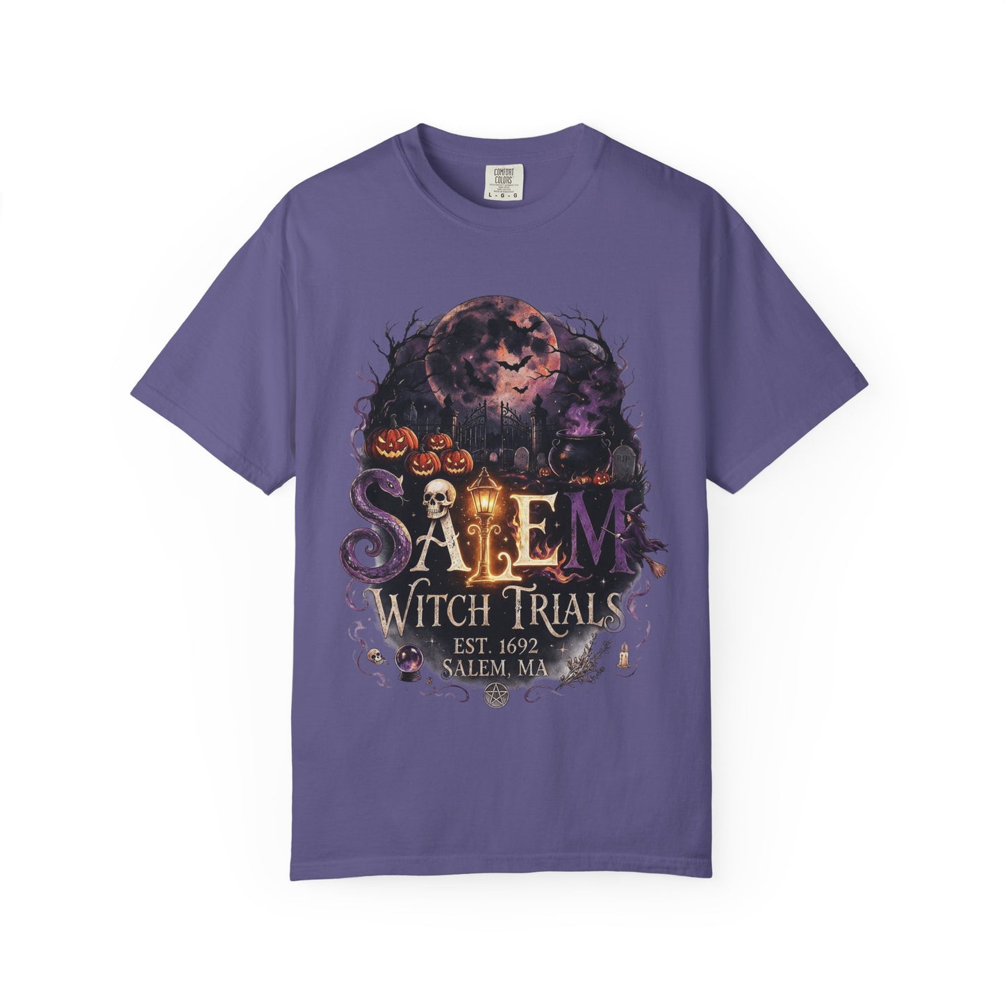 SALEM WITCH TRIALS Unisex Garment-Dyed T-shirt