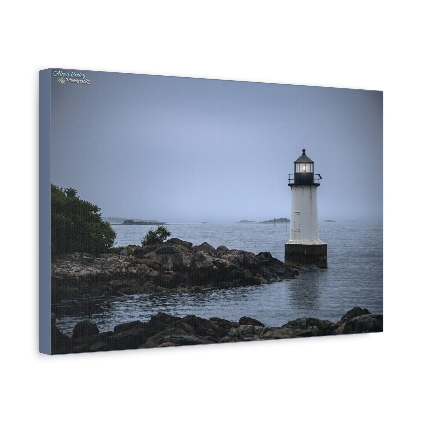 Winter Island Light - Matte Canvas, Stretched, 1.25"
