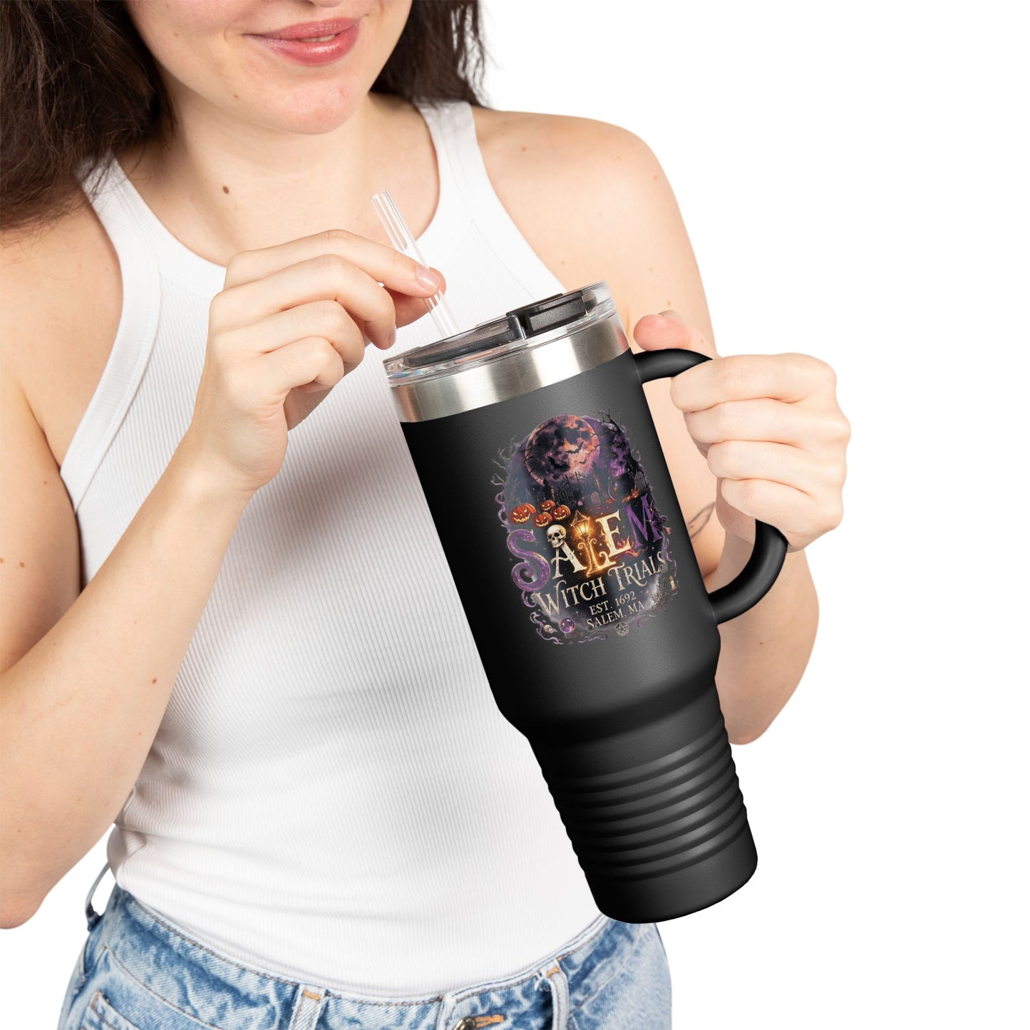 SALEM WITCH TRIALS Insulated Travel Mug, 40oz