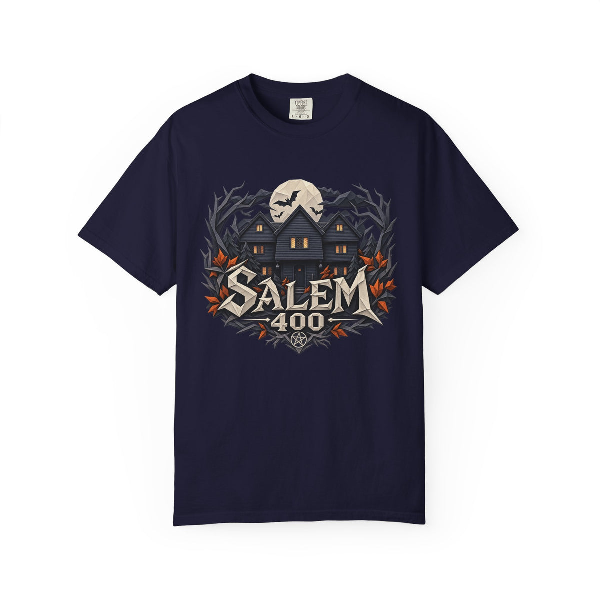 Salem 400 Witch House - Unisex Garment-Dyed T-shirt
