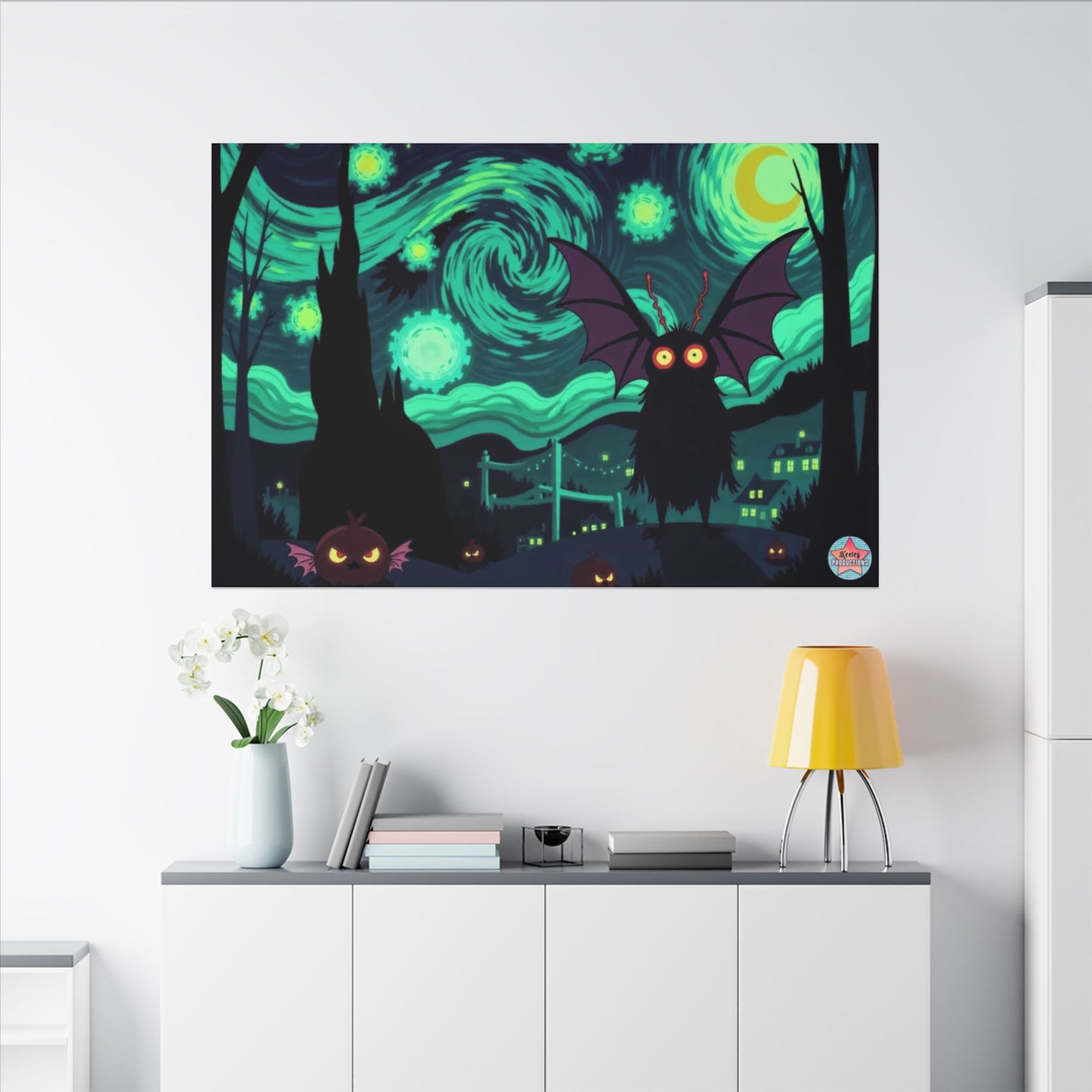 Mothy Night Canvas (Multi-Size)