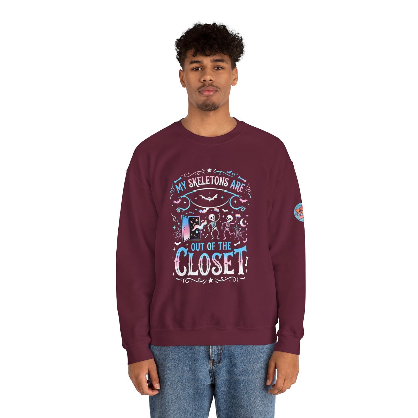 TRANS PRIDE Unisex Heavy Blend™ Crewneck Sweatshirt