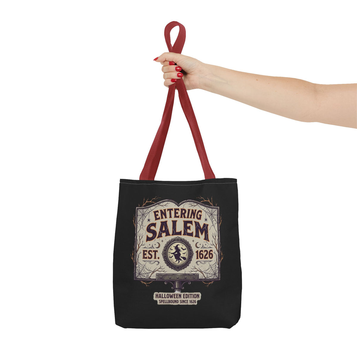 Spooky Entering Salem Tote Bag (AOP)
