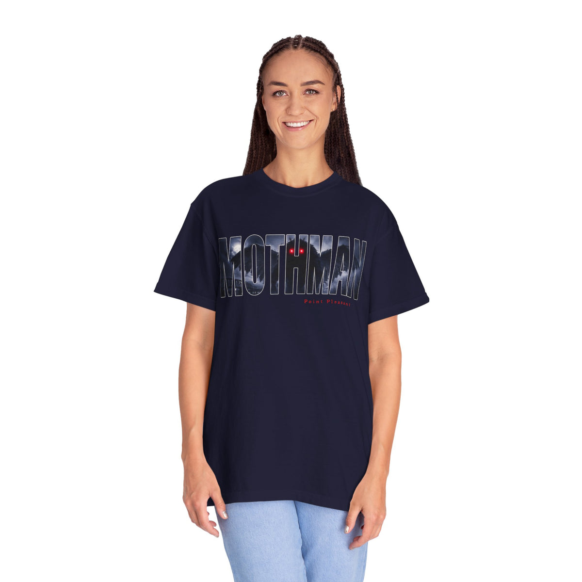 MOTHMAN LURKS Unisex Garment-Dyed T-shirt