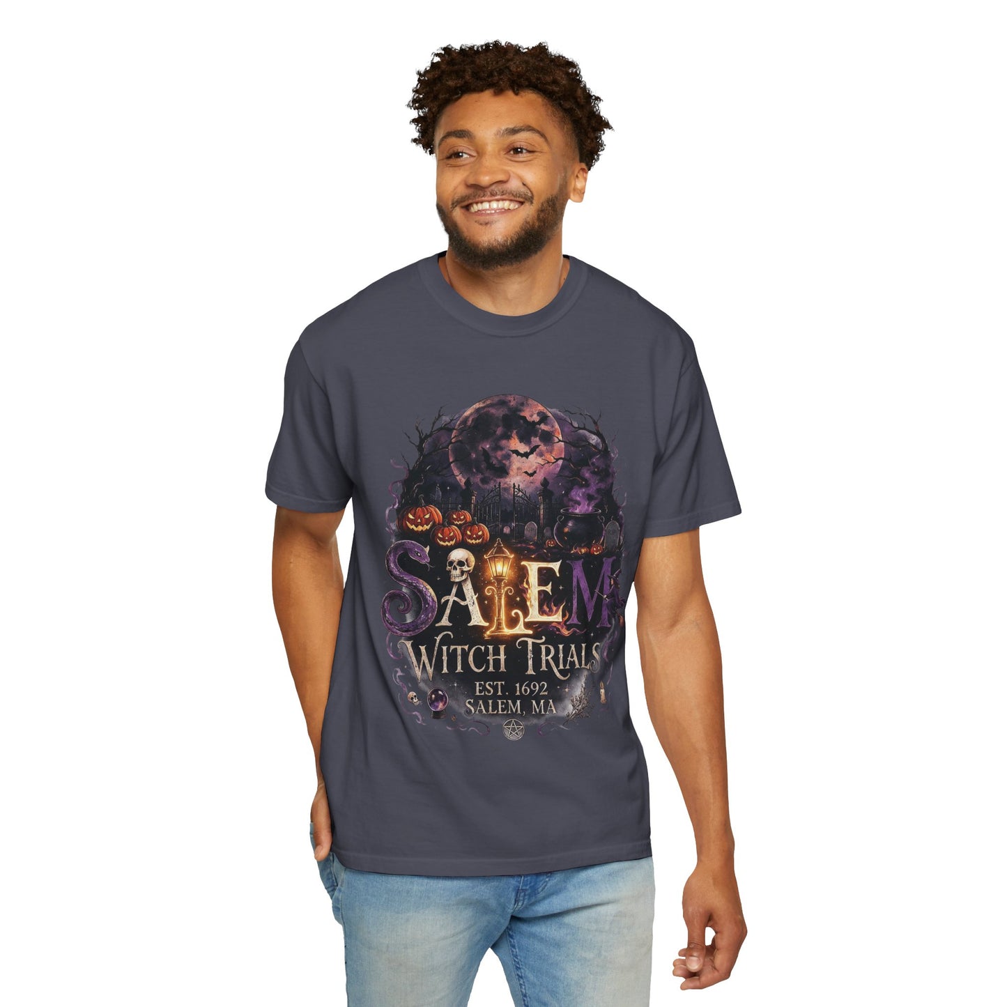 SALEM WITCH TRIALS Unisex Garment-Dyed T-shirt