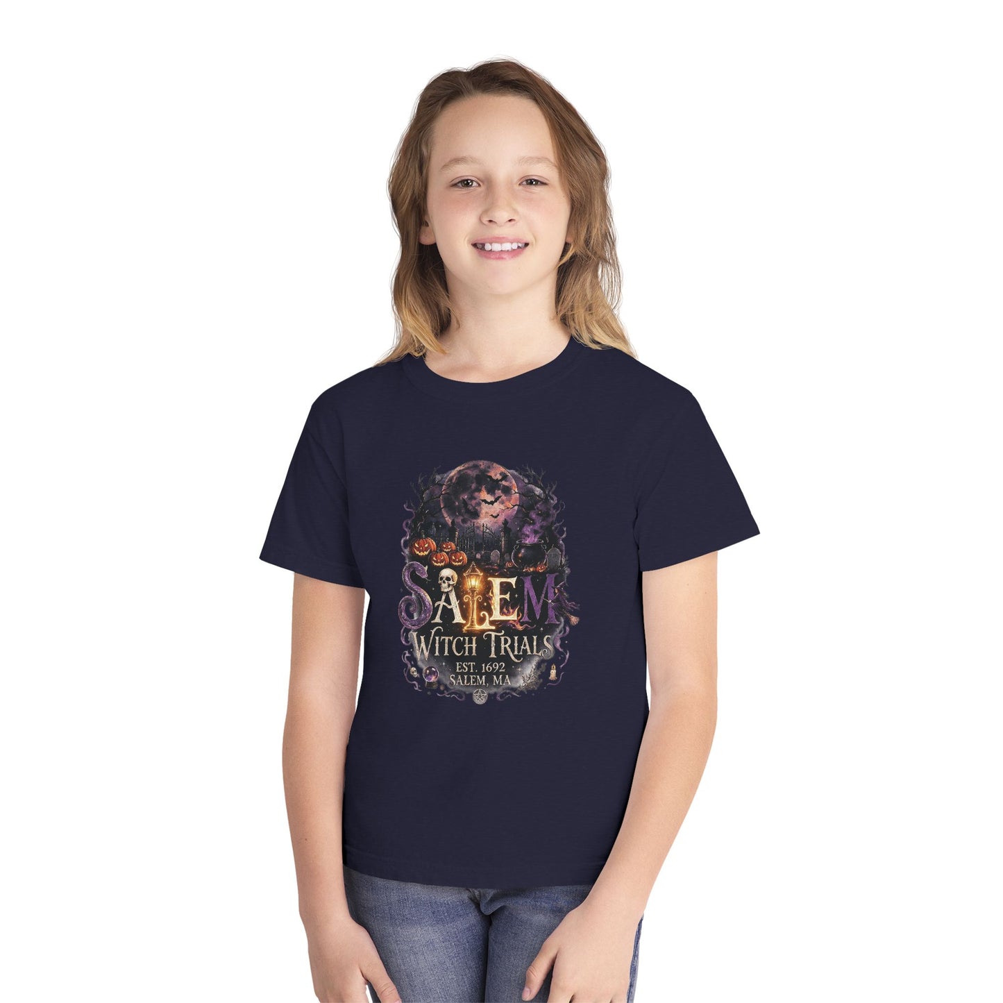SALEM WITCH TRIALS Youth Midweight Tee