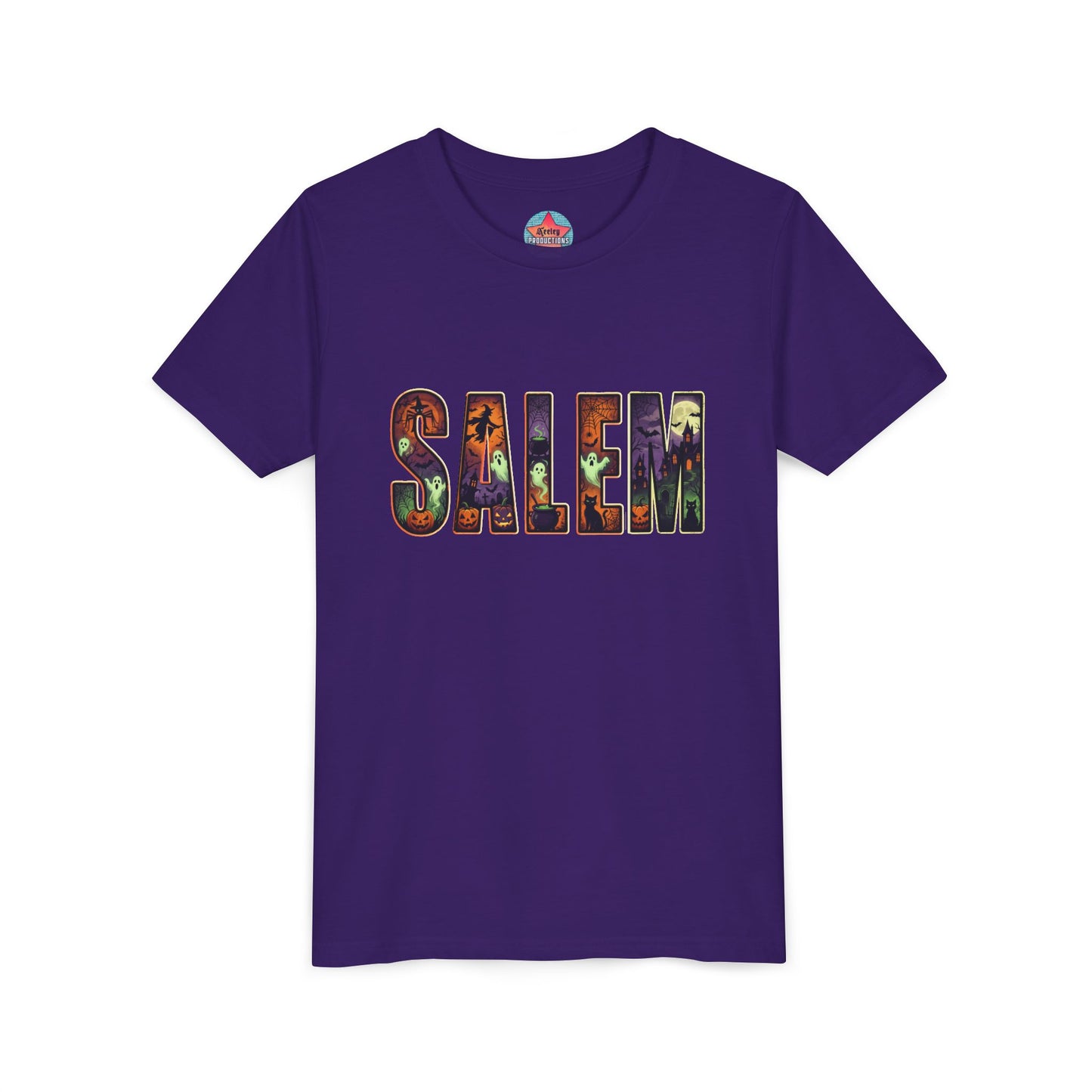 SALEM SPOOKY Youth Short Sleeve Tshirt (More Colors)