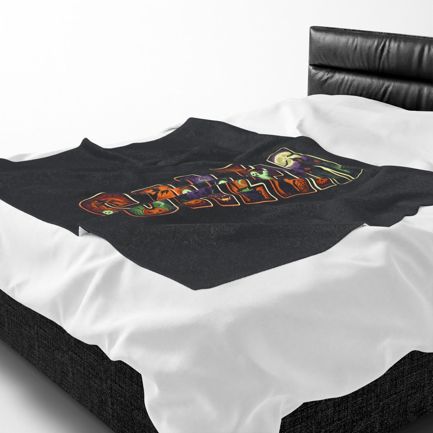 SALEM Spooky Velveteen Plush Blanket