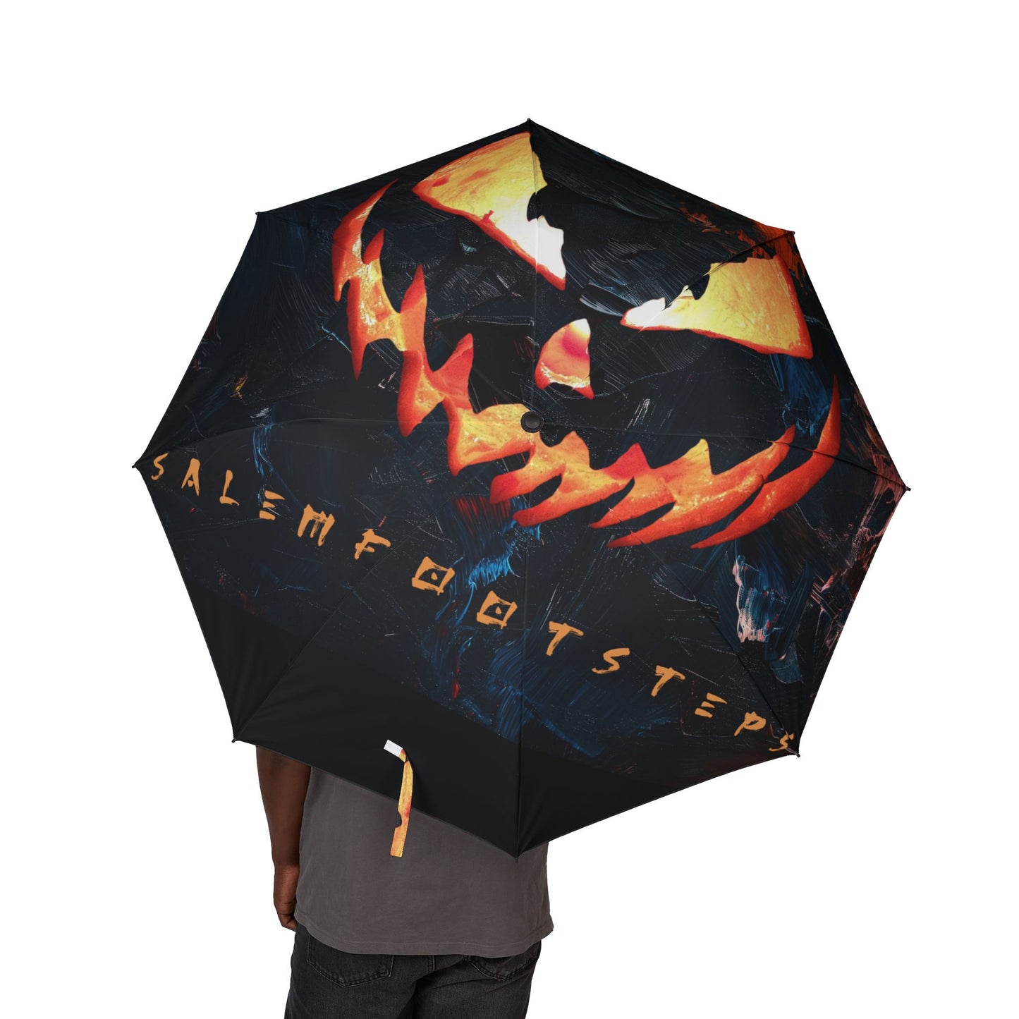 MIDNIGHT HALLOWEEN Semi-Automatic Foldable Umbrella