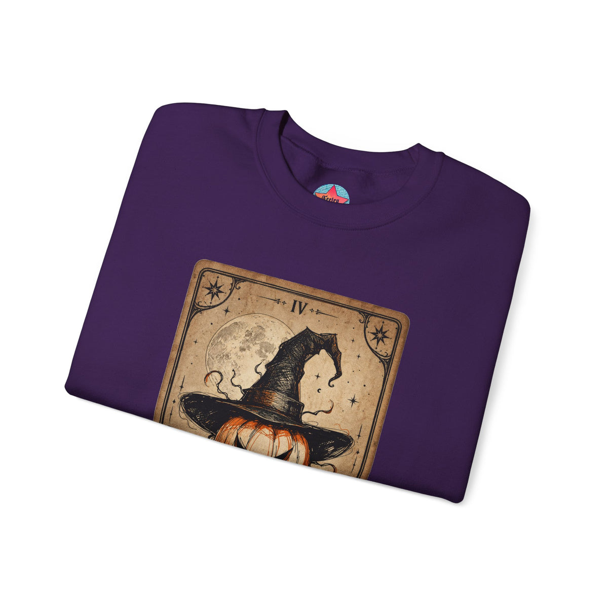 PUNKIN TAROT Unisex Heavy Blend™ Crewneck Sweatshirt – alternate view | SalemFootsteps