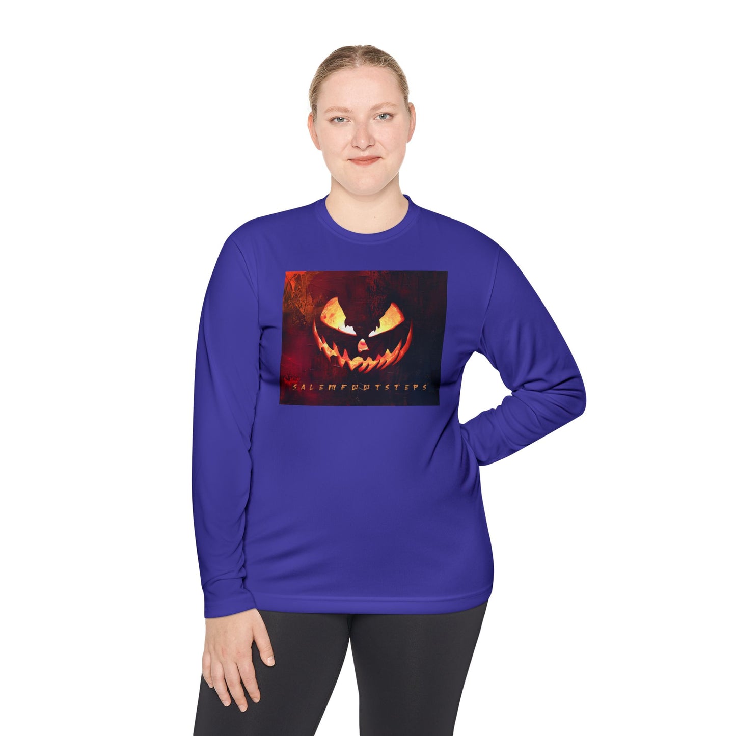SUNSET HALLOWEEN Unisex Lightweight Long Sleeve Tee