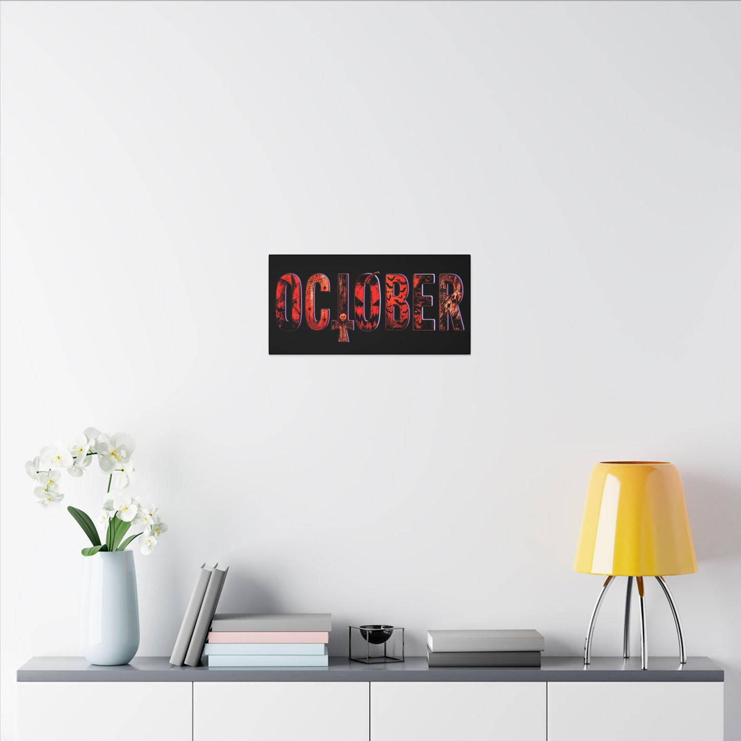 HORROR OCTOBER - Matte Canvas, Stretched, 0.75" (Multi-Size)