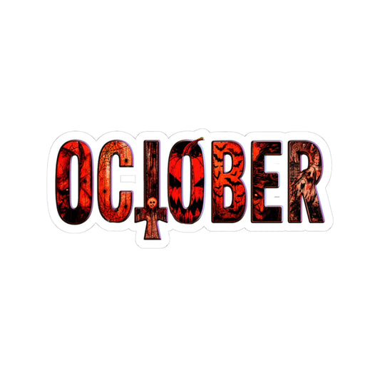 HORROR OCTOBER - Kiss-Cut Stickers