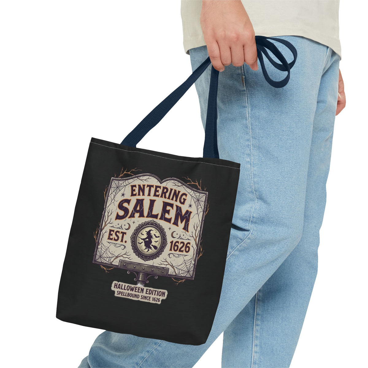Spooky Entering Salem Tote Bag (AOP)