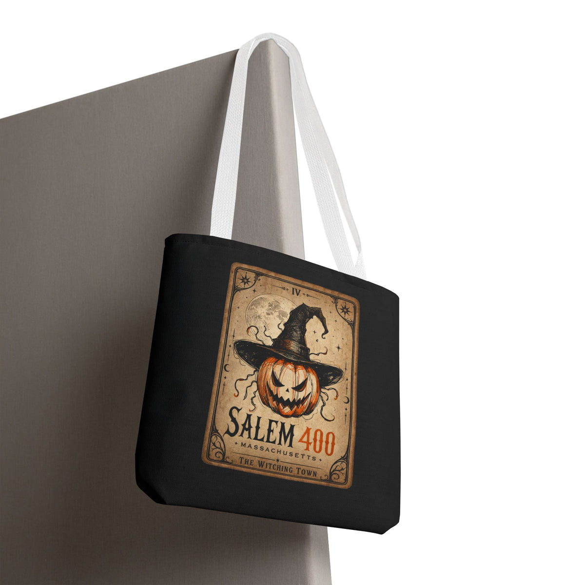 PUNKIN TAROT Tote Bag (AOP) – alternate view | SalemFootsteps