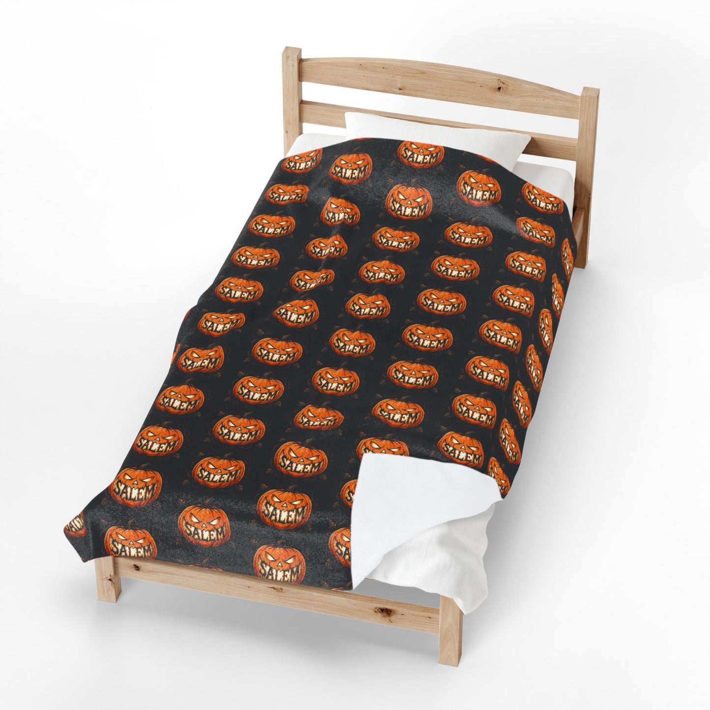SALEM SMILE Velveteen Plush Blanket
