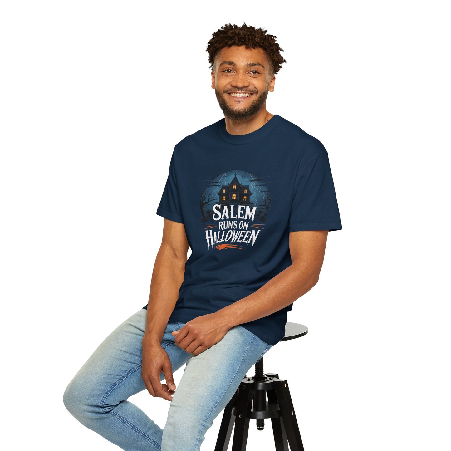 Salem Runs on Halloween Tee (2 Colors)