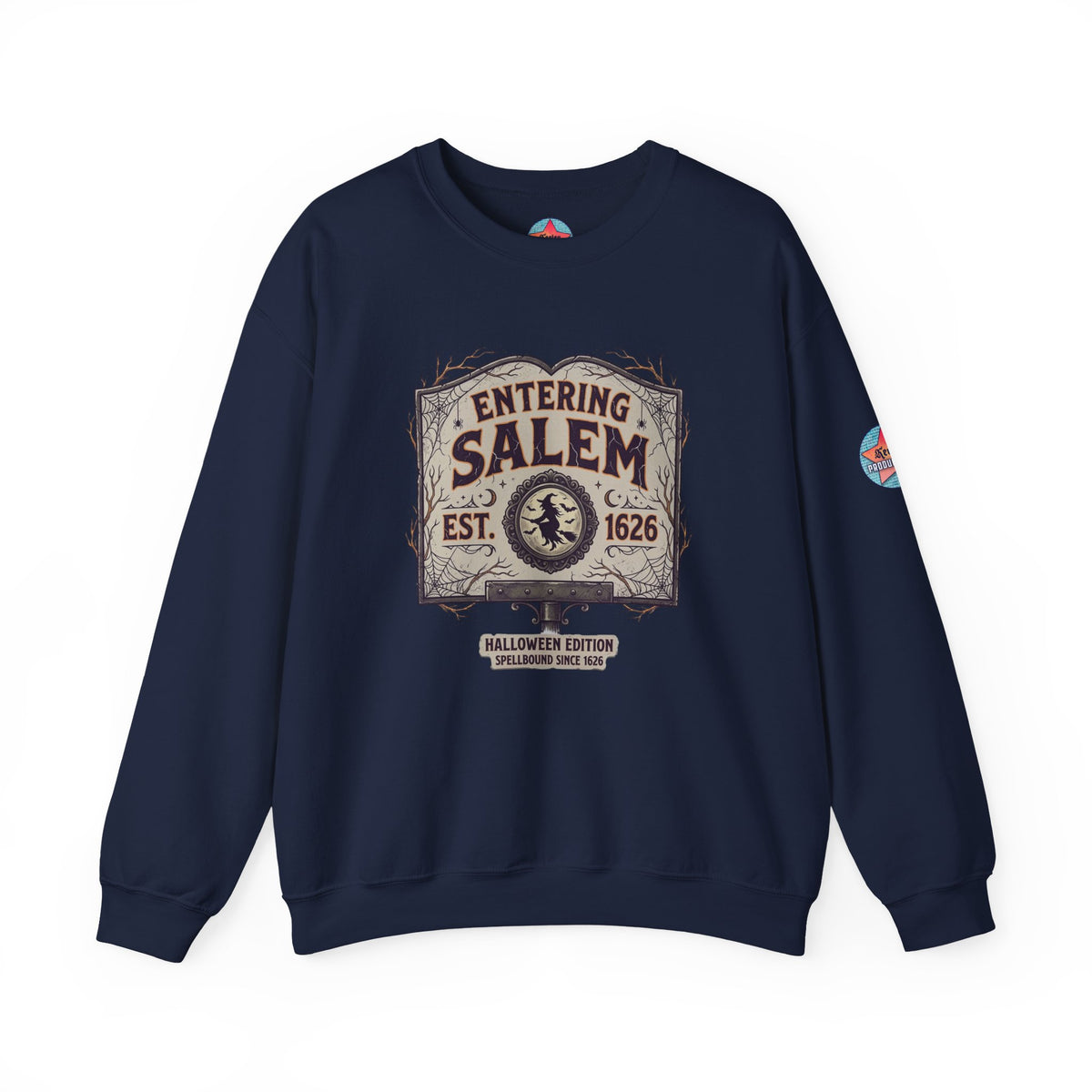 Spooky Entering Salem Unisex Heavy Blend™ Crewneck Sweatshirt