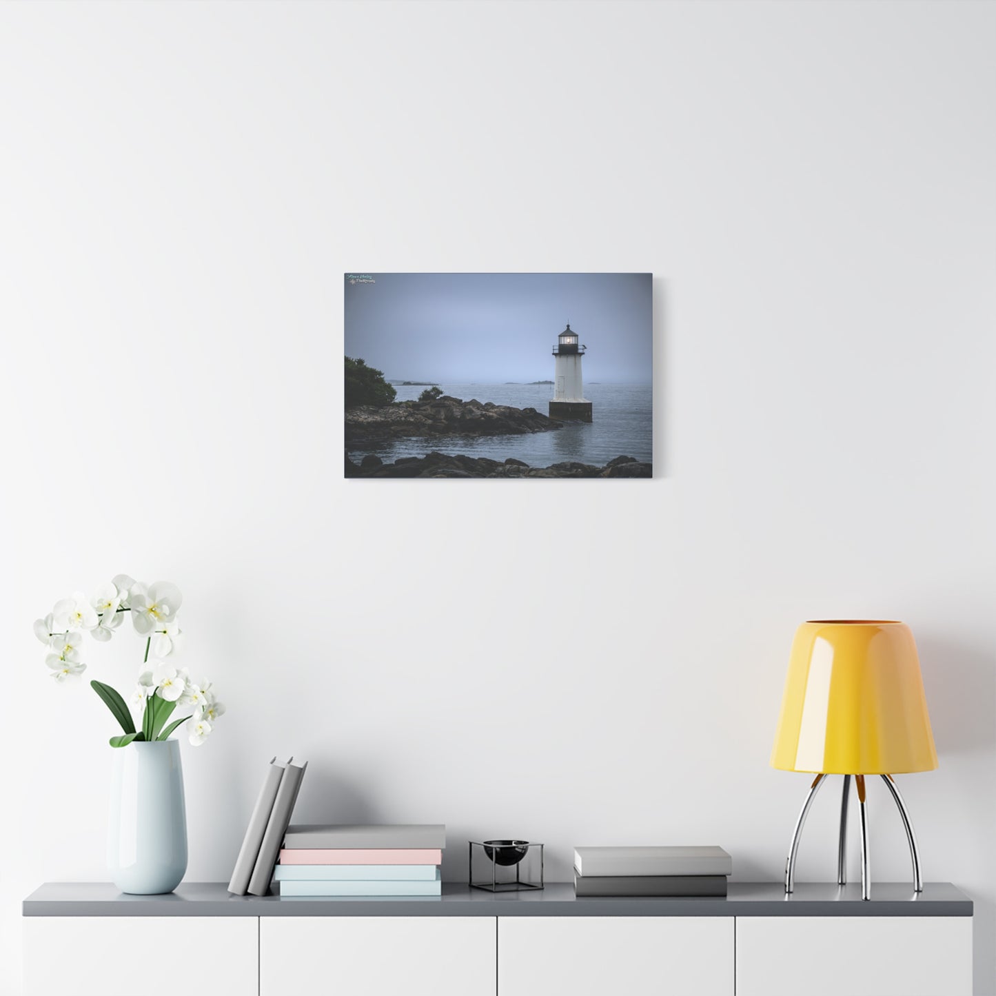 Winter Island Light - Matte Canvas, Stretched, 1.25"