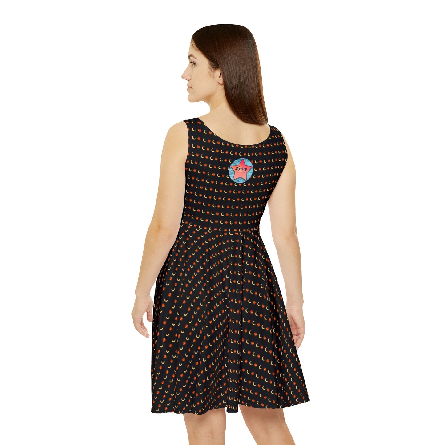 PUMPKIN MOON Women's Skater Dress (AOP)