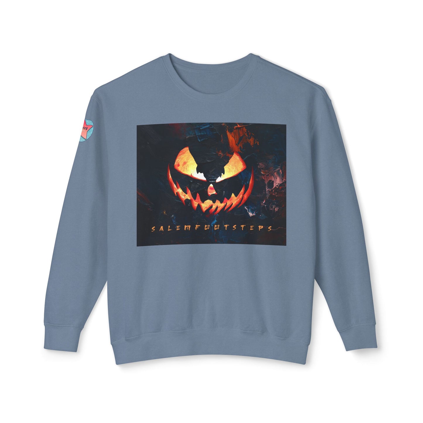 MIDNIGHT HALLOWEEN Unisex Lightweight Crewneck Sweatshirt